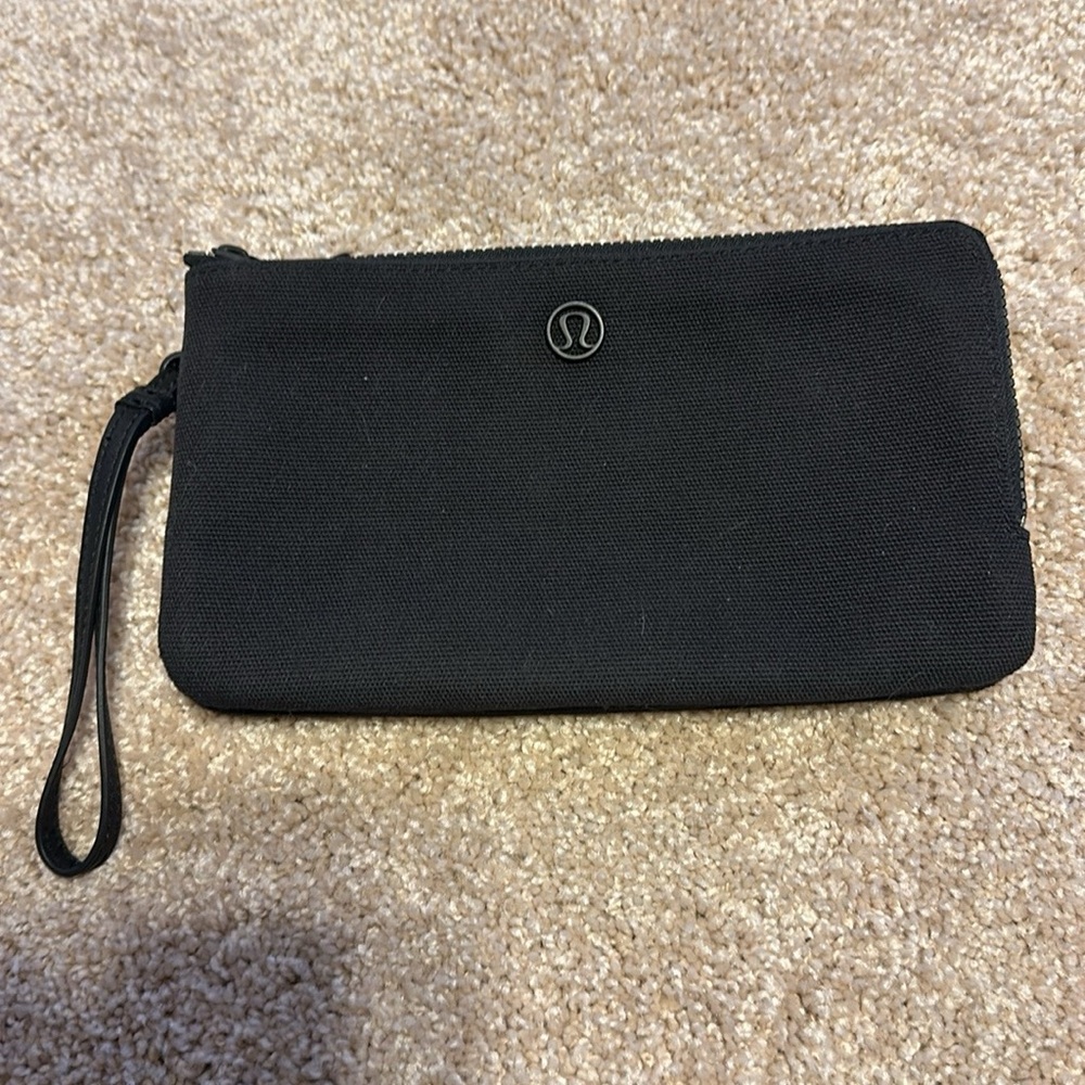 lululemon athletica Black Wristlet Wallet